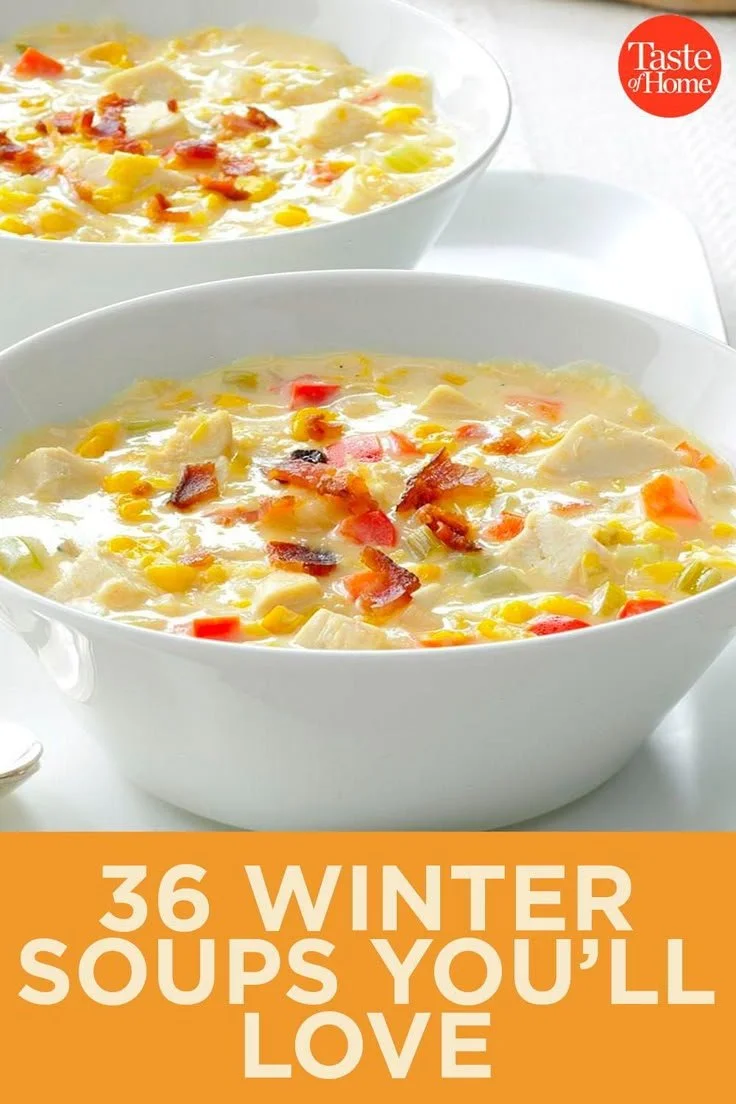 A bowl of steaming winter soup ready to serve on a cozy table.