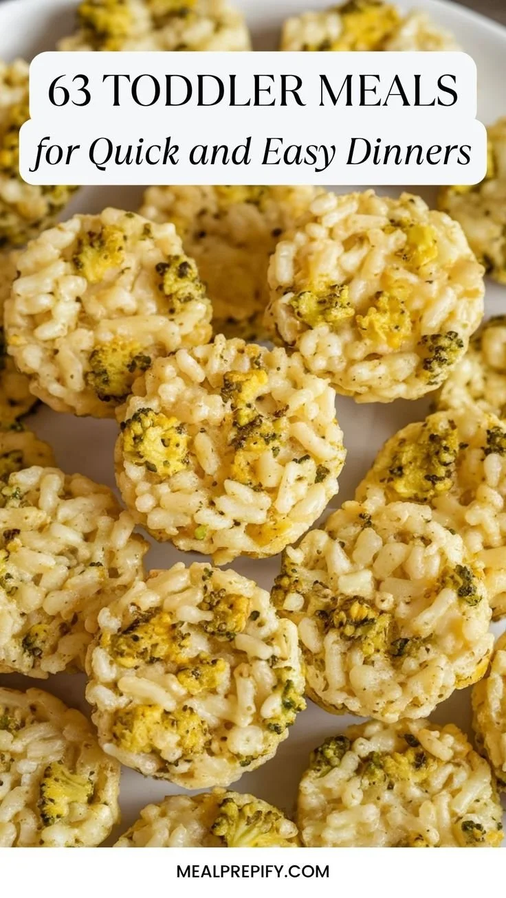Delicious and nutritious toddler meals for quick weeknight dinners.