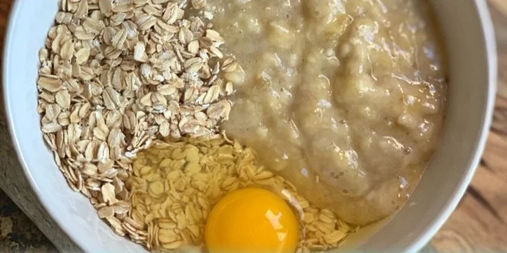 Banana Oatmeal Pancakes