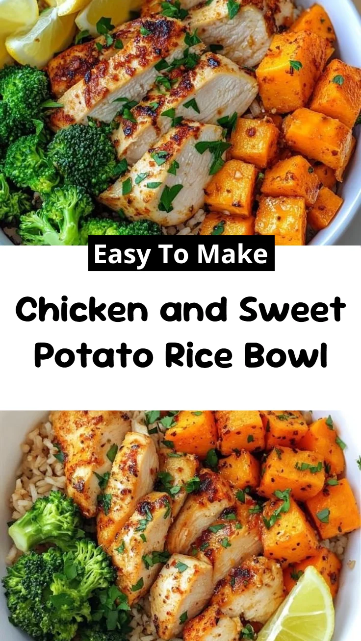 Chicken and Sweet Potato Rice Bowl