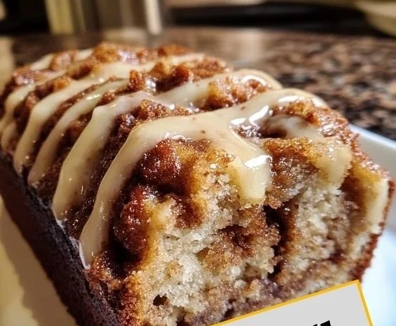 Cinnamon Roll Banana Bread