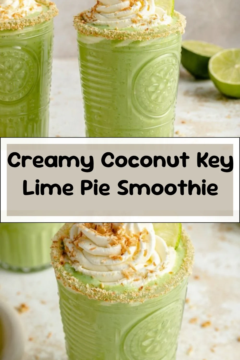 Creamy Coconut Key Lime Pie Smoothie
