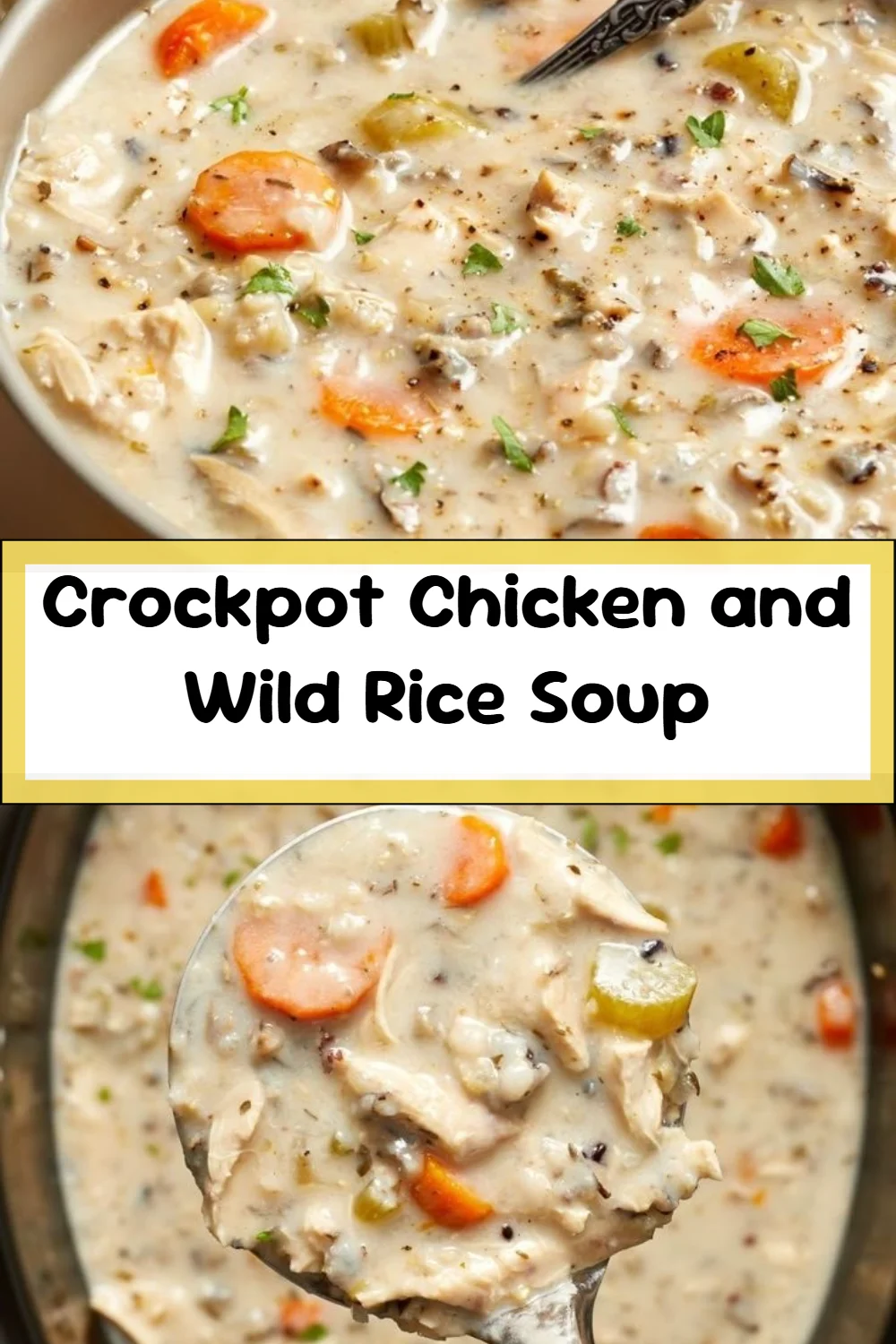 Crockpot Chicken and Wild Rice Soup