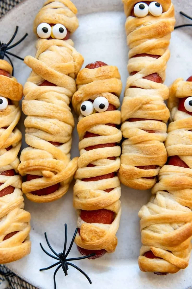 Easy Halloween mummy dogs recipe for a spooky treat