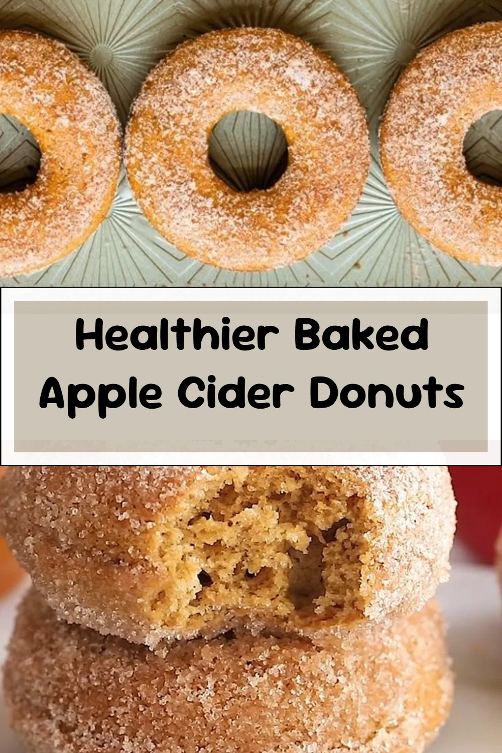 Healthier Baked Apple Cider Donuts