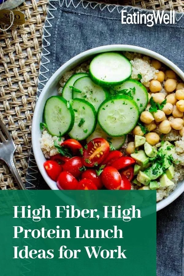 High-fiber and high-protein lunch ideas for work