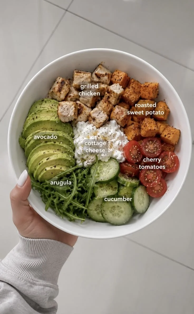 Delicious protein-rich meal featuring chicken as a key ingredient.