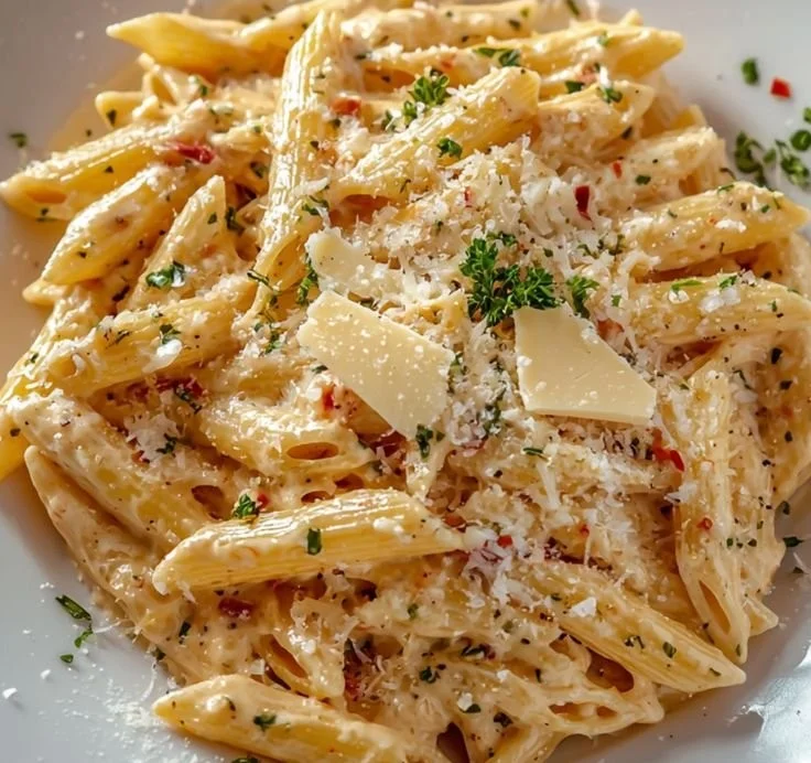 One Pot Creamy Garlic Pasta