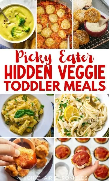 Healthy hidden veggie meals for picky eaters and toddlers
