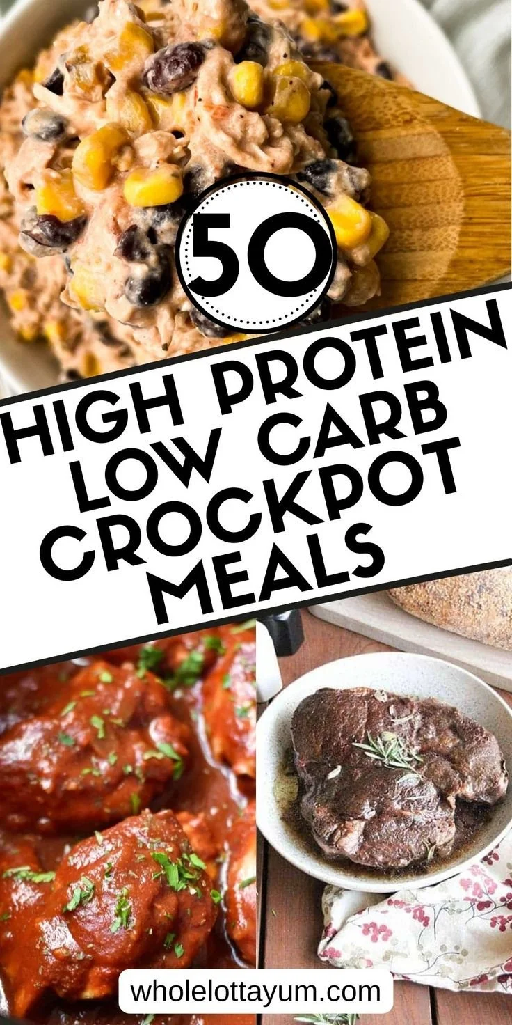 High protein low carb Crock Pot dinners recipe collection