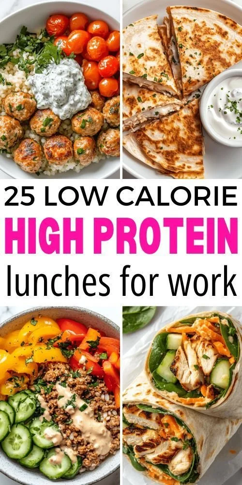 Easy protein lunch ideas with 30g of protein for work
