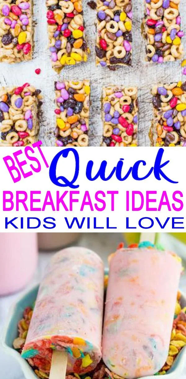 Quick and tasty breakfast ideas for kids on busy school mornings.